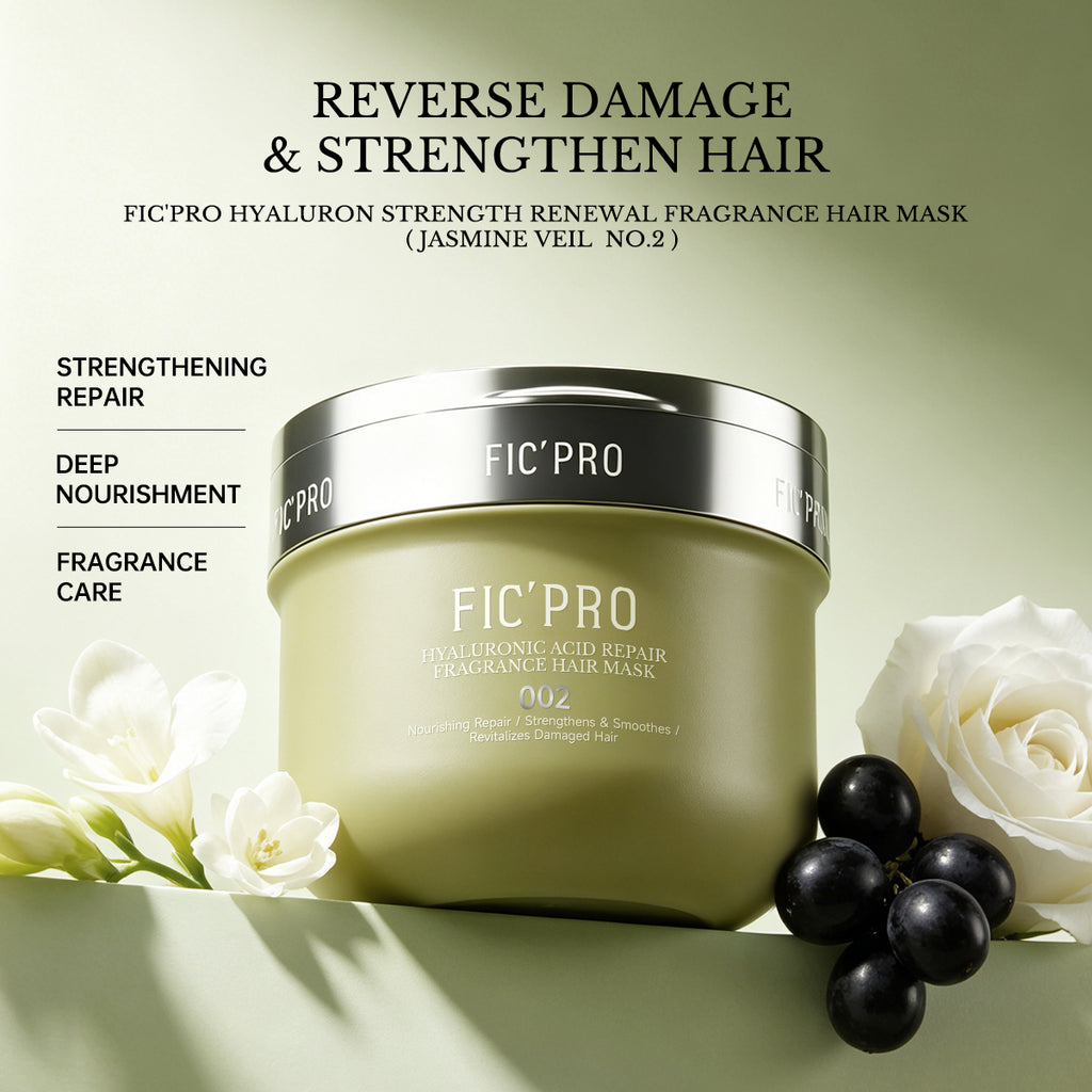 FIC’PRO strengthening fragrance hair mask for damaged hair with Jasmine Veil No.2 scent