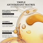 Triple antioxidant hair care formula with Oleoregen Vitamin E and VC-IP for repair and revitalized hair appearance