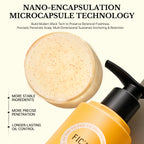 Rich, white creamy lather of FIC'PRO ginger shampoo demonstrating its gentle cleaning power.