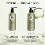 FIC'PRO Eucalyptus Shampoo and Conditioner duo for a complete botanical hair repair routine