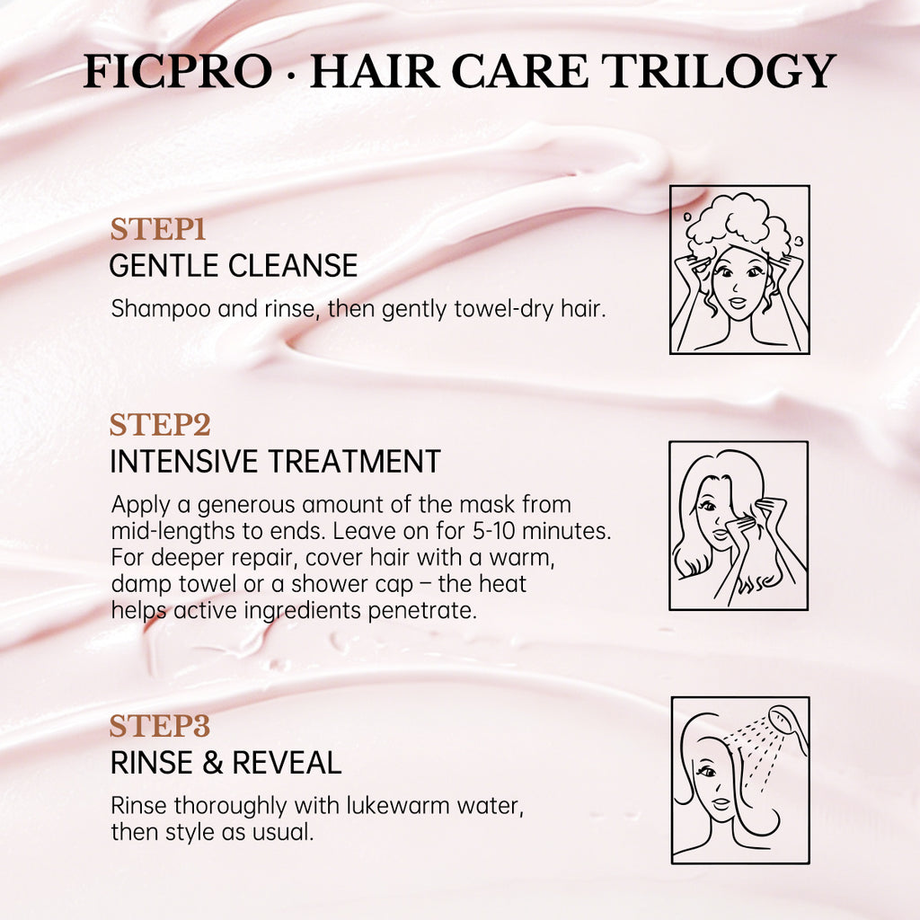 FIC'PRO Hyaluronic Acid Color-Fixing Hair Mask （Isle of Blooming Woods No.3）