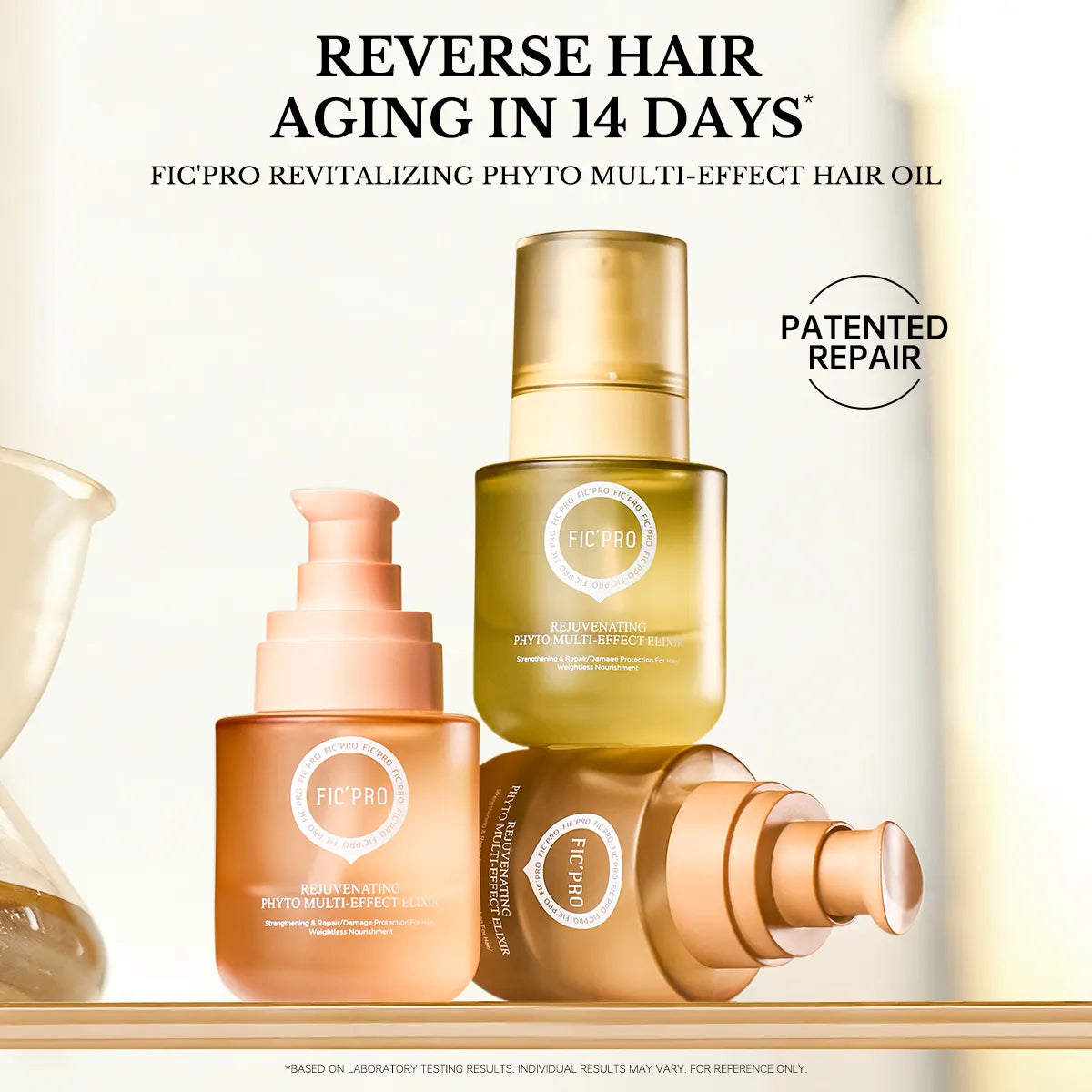 anti aging hair oil for damaged hair ficpro revitalizing phyto multi effect elixir product bottles