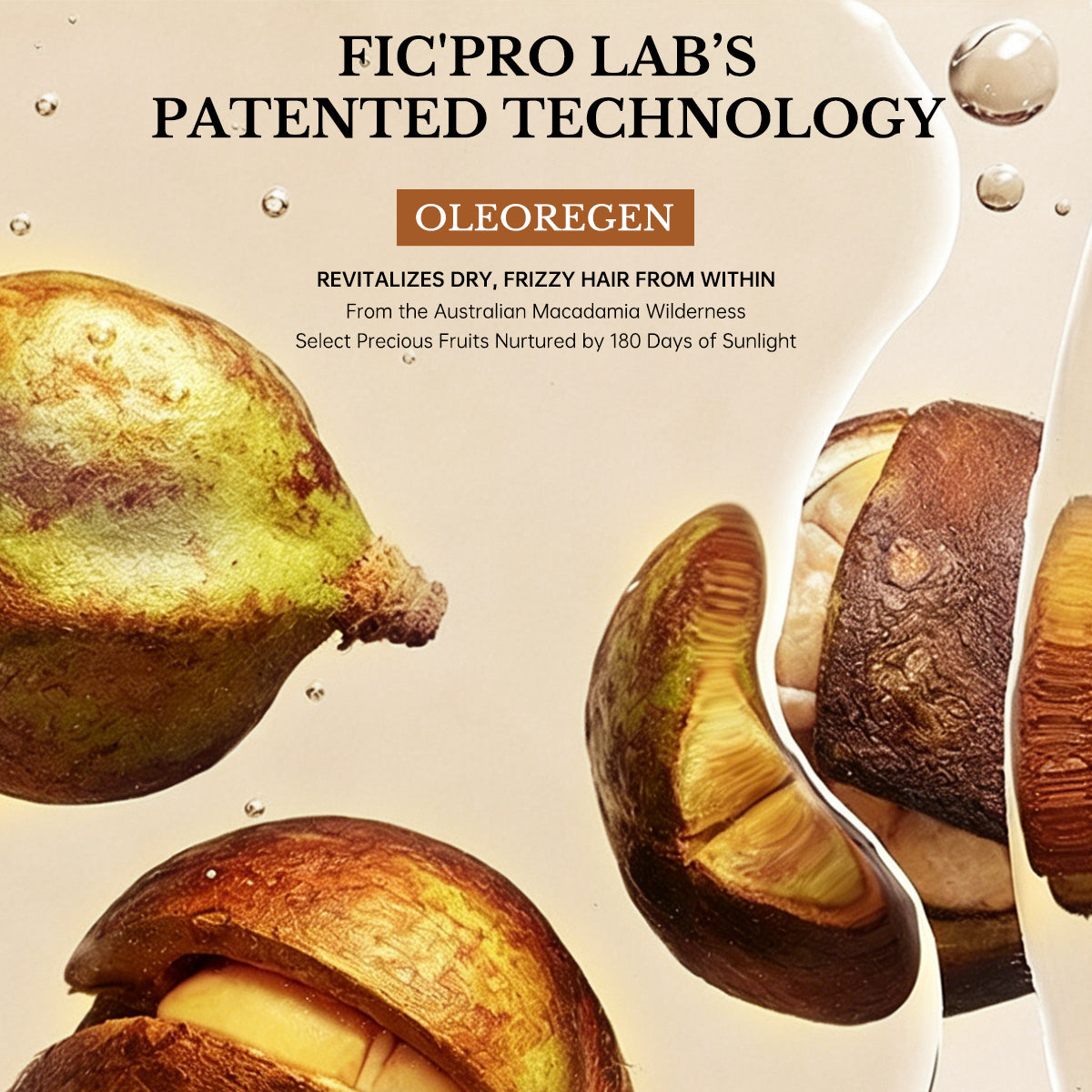 FIC’PRO Oleoregen technology fragrance hair mask for dry frizzy hair repair